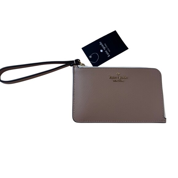 NWT Kate Spade Lucy Bicolor Small L Zip Wristlet - Picture 2 of 7